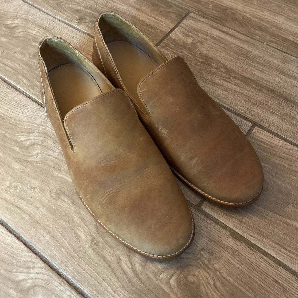 Tecovas Monterrey butterscotch Leather Slip-On Loafers 10.5 EE